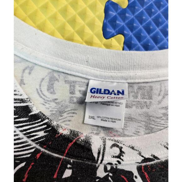 impact wrestling Y2K Sting Graphic White T Shirt Mens Size 3XL - Picture 5 of 5